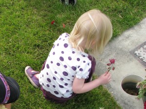 Lizzy with Flowers