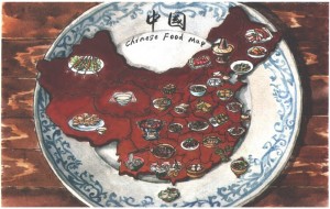 Chinese Food map